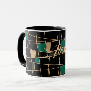 Mug motif géométrique Abstrait