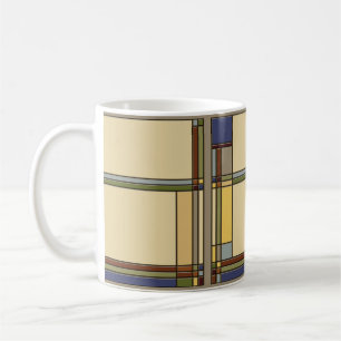 Mug Motif géométrique d'automne des arts et de l'art