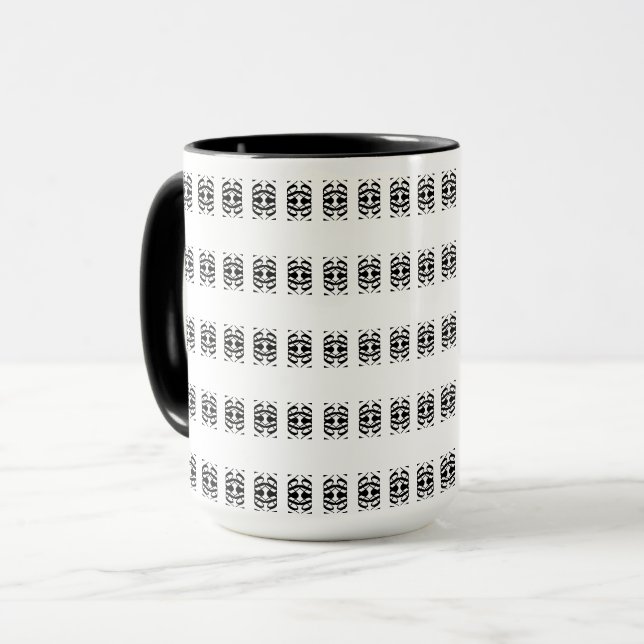 Mug Motif géométrique moderne et beau (Devant gauche)