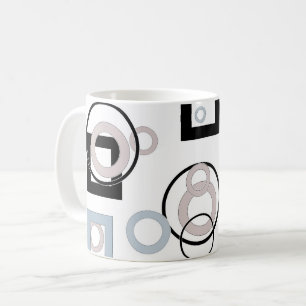 Mug Motif géométrique moderne multicolore