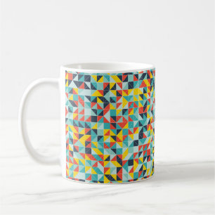 Mug Motif géométrique. Mosaïque coloré arrière - plan