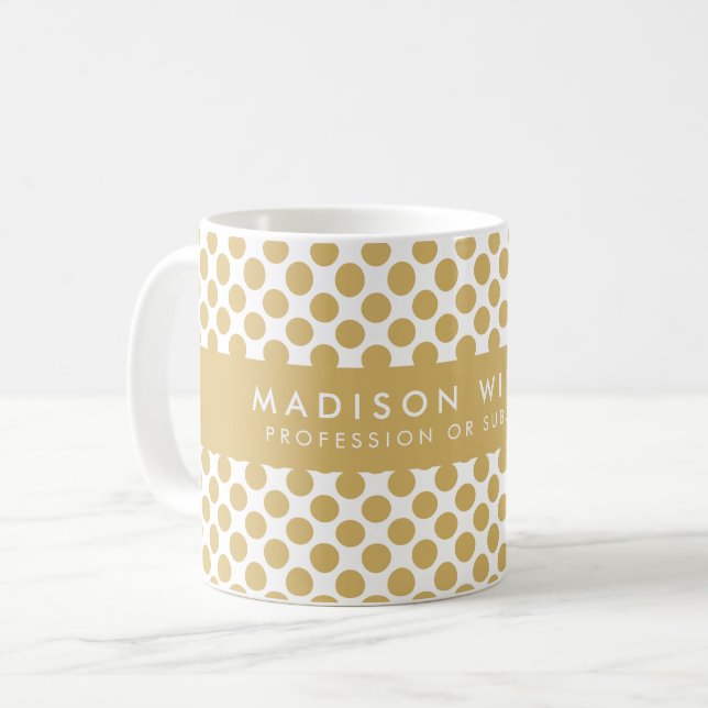 Mug Motif géométrique personnalisé (Devant gauche)