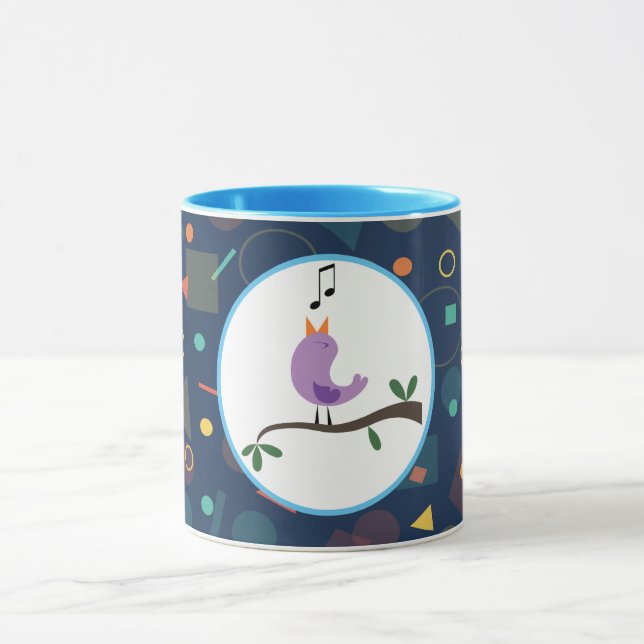 Mug Motif géométrique Tweety Bird (Centre)
