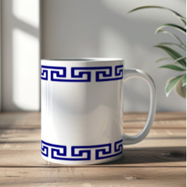 Mug Motif grec minimaliste personnalisable