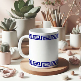 Mug Motif grec minimaliste personnalisable II