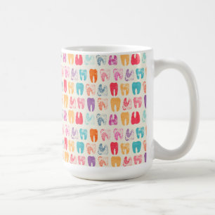Mug Motif grunge de dent