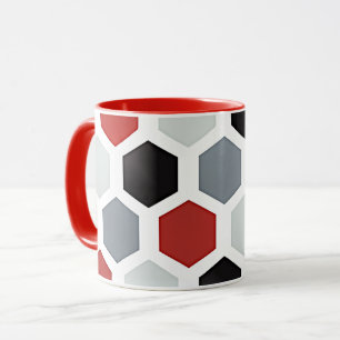 Mug Motif Hexagon d'Art Moderne