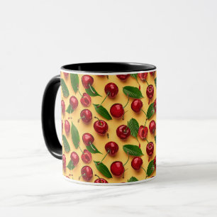 Mug Motif joli été cerise fruit féminin