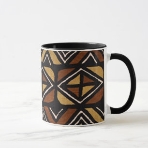 Mug Motif kenyan #2 de tissu de boue