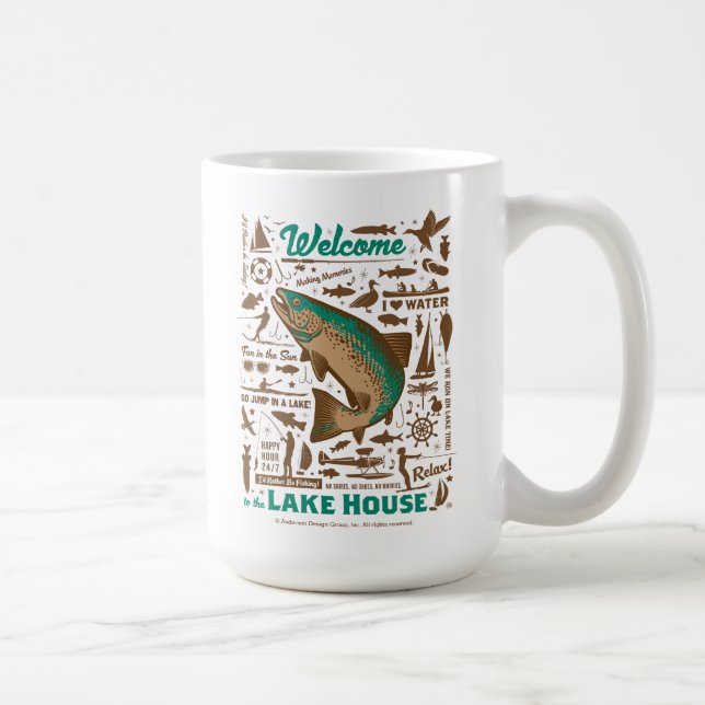 Mug Motif Lake House (Droite)