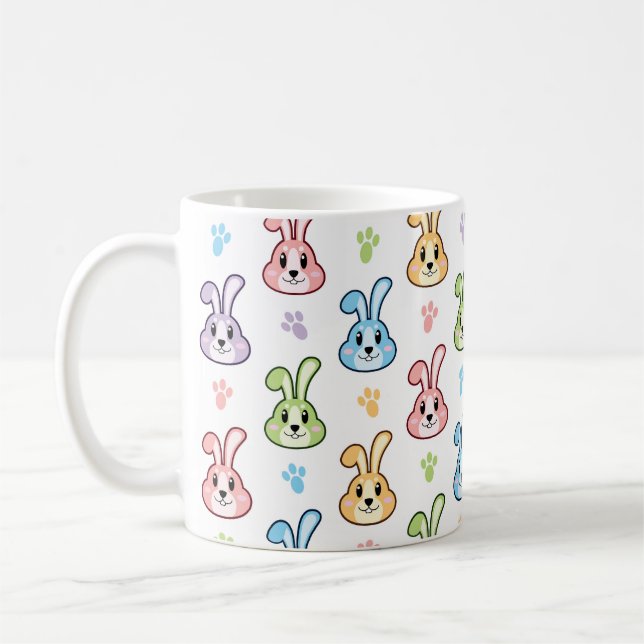 Mug Motif lapin lapin de Pâques | Vacances (Gauche)