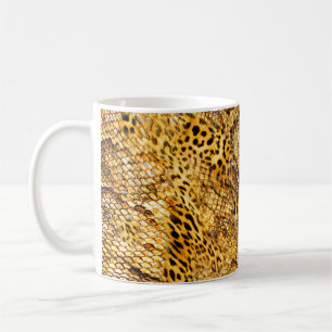 Mug Motif léopard et serpent