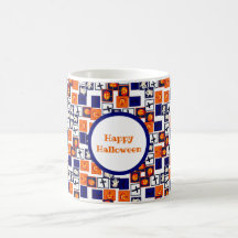 motif ludique sur le thème de l'Halloween