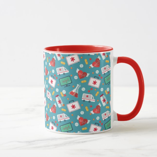 Mug Motif Médicale d'icône (Droite)