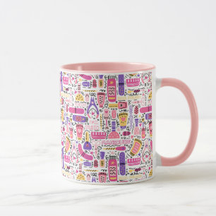 Mug Motif mignon de manucure de griffonnage