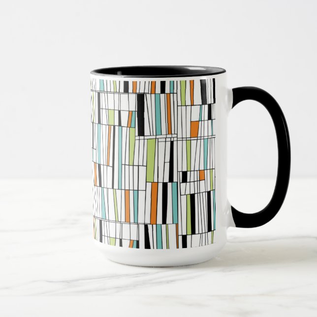 Mug Motif moderne du milieu du siècle (Droite)