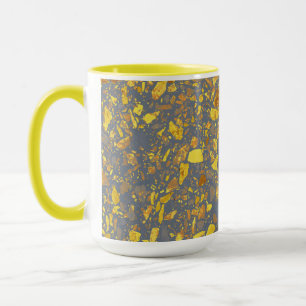 Mug Motif moderne Gold Terrazzo