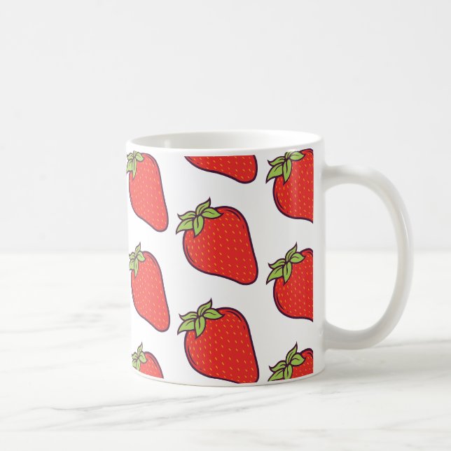 Mug Motif mûre fraise (Droite)