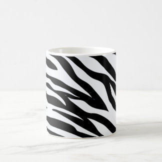 Mug Motif noir et blanc zèbre