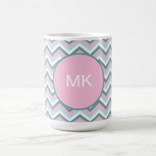 Mug Motif Ocean Mist Chevron