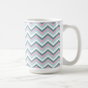 Mug Motif Ocean Mist Chevron