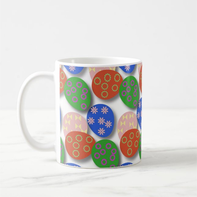 Mug Motif Œuf Coloré (Gauche)