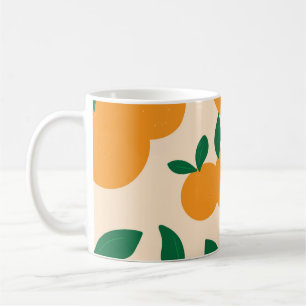Mug Motif Oranges De Fruits D'agrumes De Style Moderne