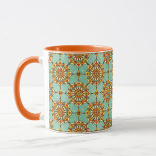 Mug motif ornemental