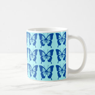 Mug Motif papillon bleu