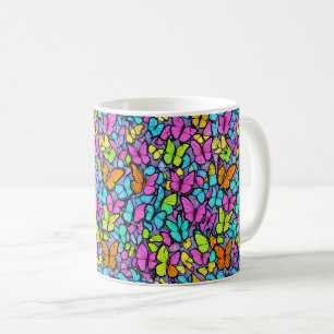 Mug Motif papillon coloré
