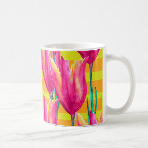 Mug motif Pinik Tulips