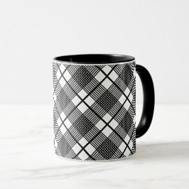 Mug Motif plaqué noir et blanc Little Glen Coffee M