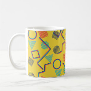 Mug Motif Pop Art sans soudure. Textur coloré Abstrait