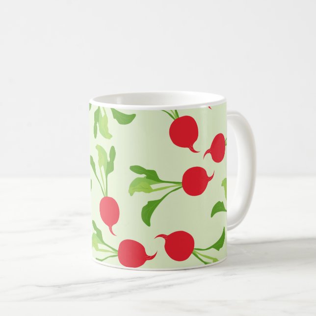 Mug Motif Radish Red Green (Devant droit)