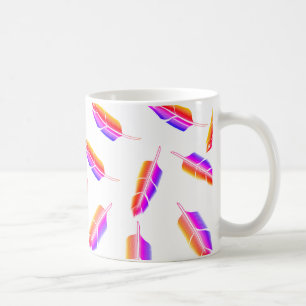 Mug Motif Rainbow Feather