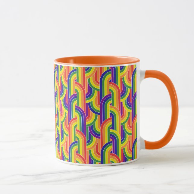 Mug Motif Rainbow moderne (Droite)