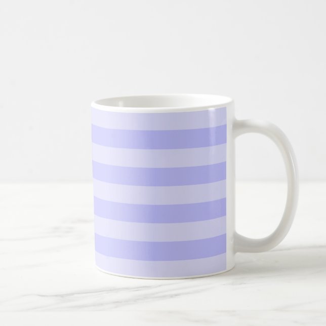 Mug Motif rayé bleu clair (Droite)
