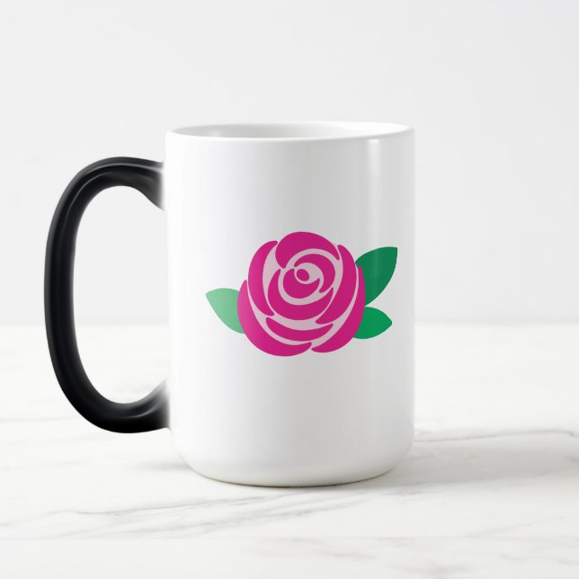 Mug Motif rose (Gauche)