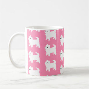 Mug Motif rose de Westie - chiens des montagnes