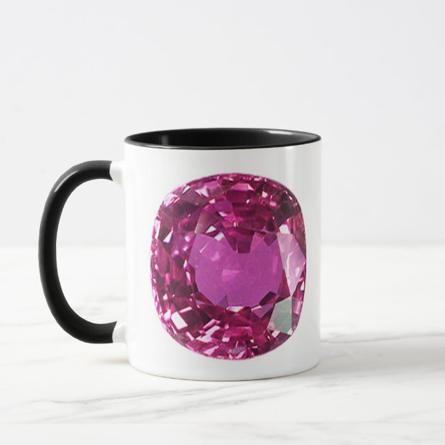 Mug Motif rose Gemstone (Gauche)