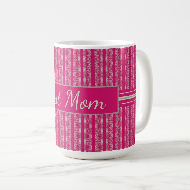 Mug Motif rose moderne (Devant droit)