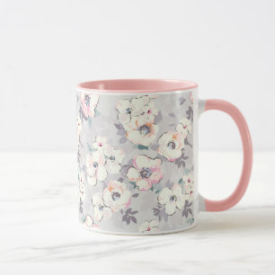 Mug Motif rose mou d'aquarelle