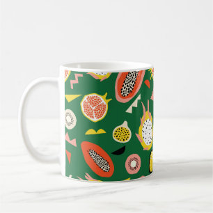 Mug Motif sans couture aux fruits tropicaux