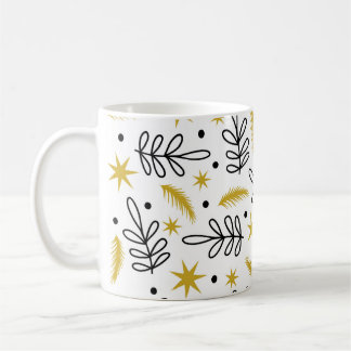 Mug Motif sans couture avec des flocons de neige et de