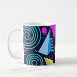 Mug Motif sans couture avec différents types géométriq