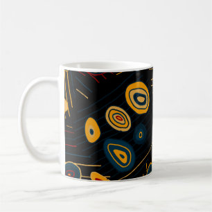 Mug Motif sans couture avec doodles modernes abstraits