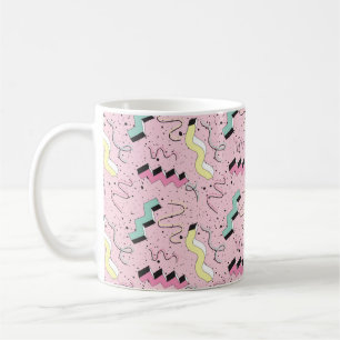 Mug Motif sans couture dans un style rétro abstrait et