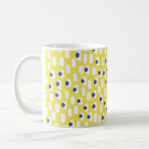 Mug Motif sans couture de brosse dessinée à la main. 
