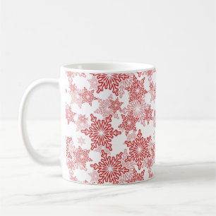 Mug Motif sans couture rouge et blanc