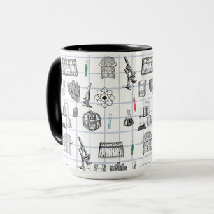 Mug Motif scientifique en chimie scientifique